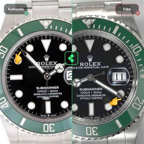 false rolex identification